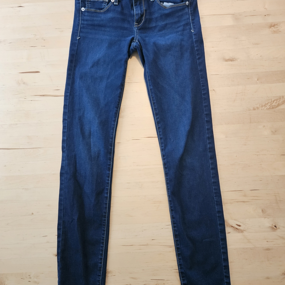 American Eagle Outfitters Dark Blue Super Stretch Skinny Jeans